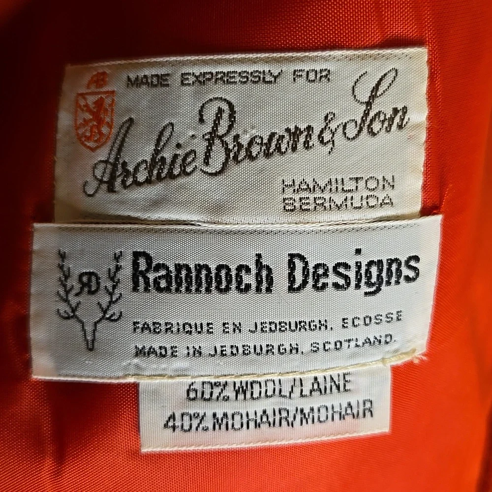 Rannoch-Mohair/wool blend red opwn jkt. Sz 14